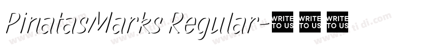 PinatasMarks Regular字体转换